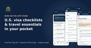 Az Amerikai Ügyvéd iPhone-alkalmazás képernyői